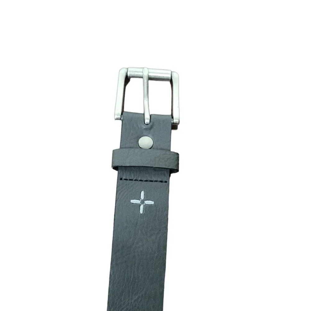 MEN'S Sun Stone Leather Belt. Size 34-36. New With Tags $39